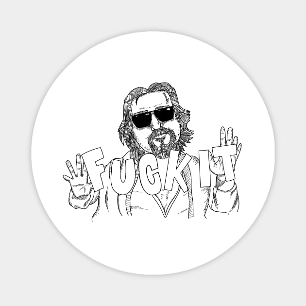 The Big Lebowski Magnet by ptelling